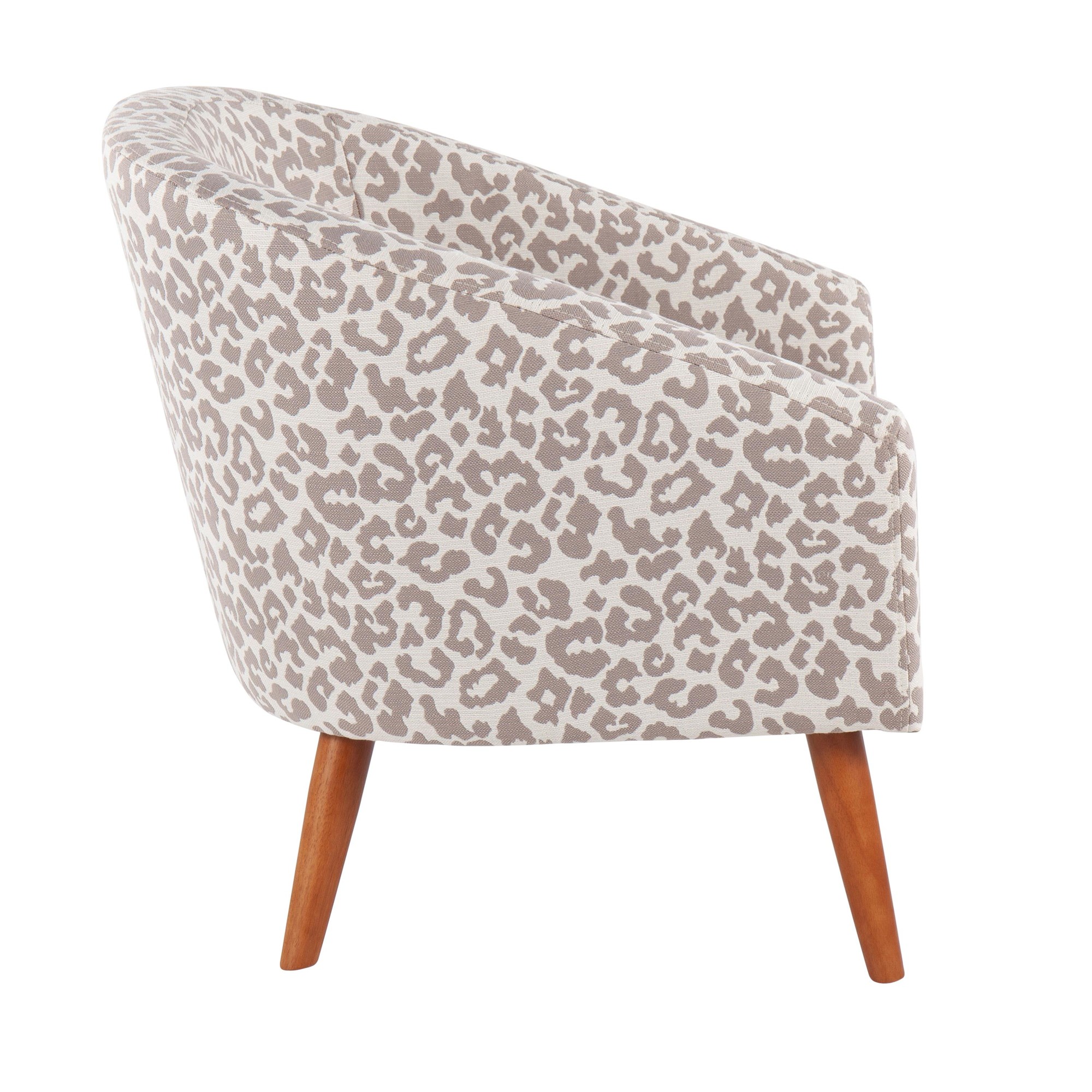 Leopard print deals tub chair